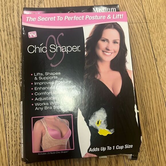 CHIC SHAPER LIFT SHAPES & SUPPORT PISTURE& LIFT BRA‎ SIZE M 36,38, XXS 32,34 - Picture 1 of 4